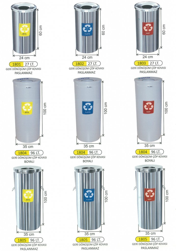 InovaClean » Geri Dönüşüm Çöp Kovaları